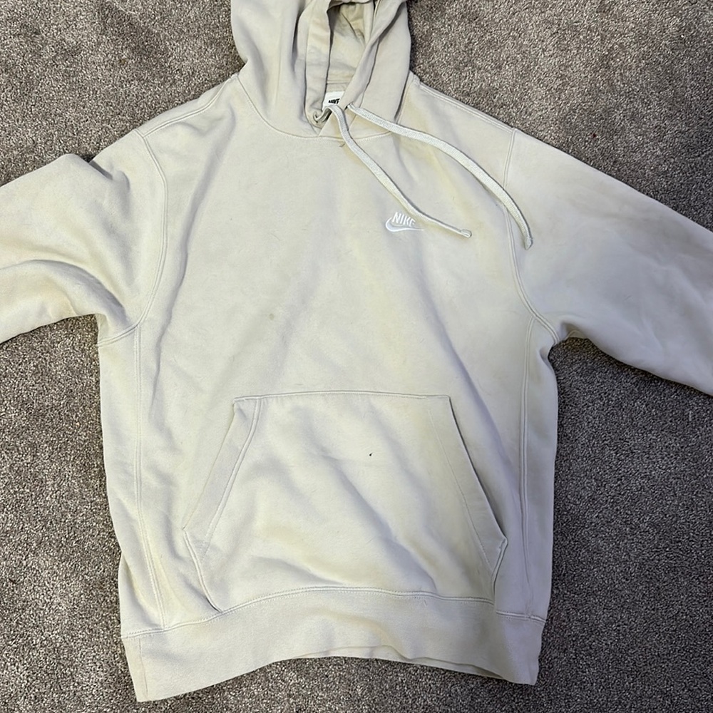 White Nike hoodie